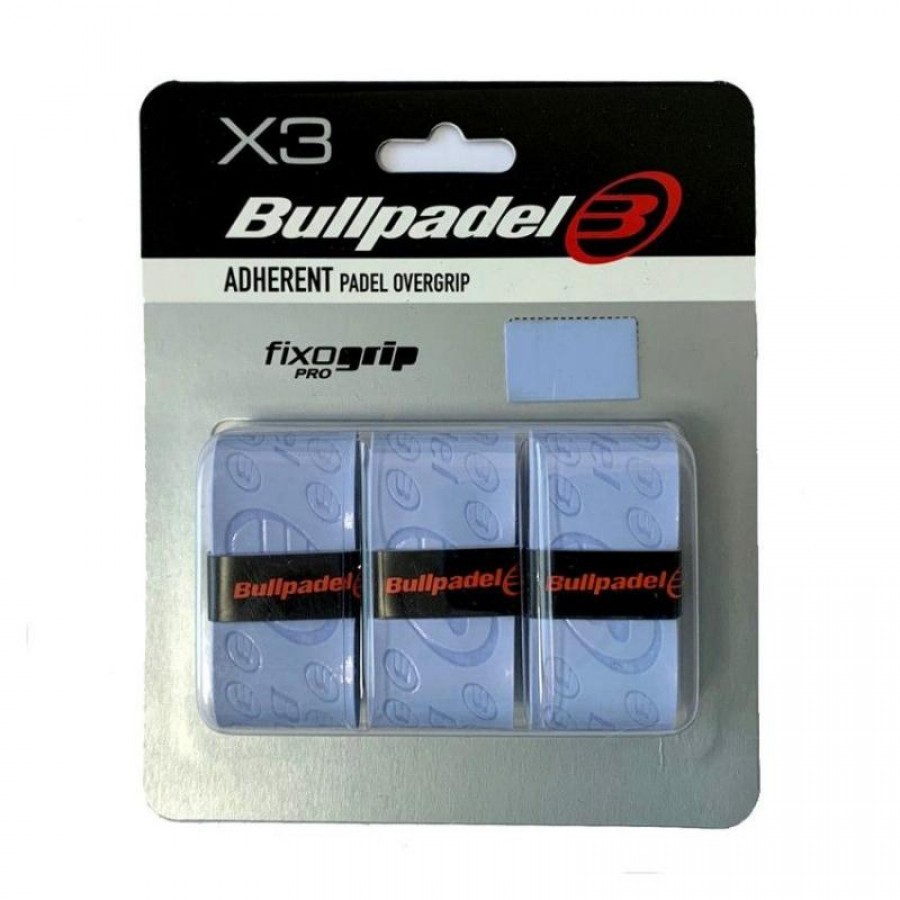 Blister Bullpadel 3 Overgrips GB1202 FixoGrip Azul