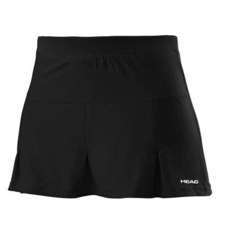 Falda Head Club Basic Negro Nina