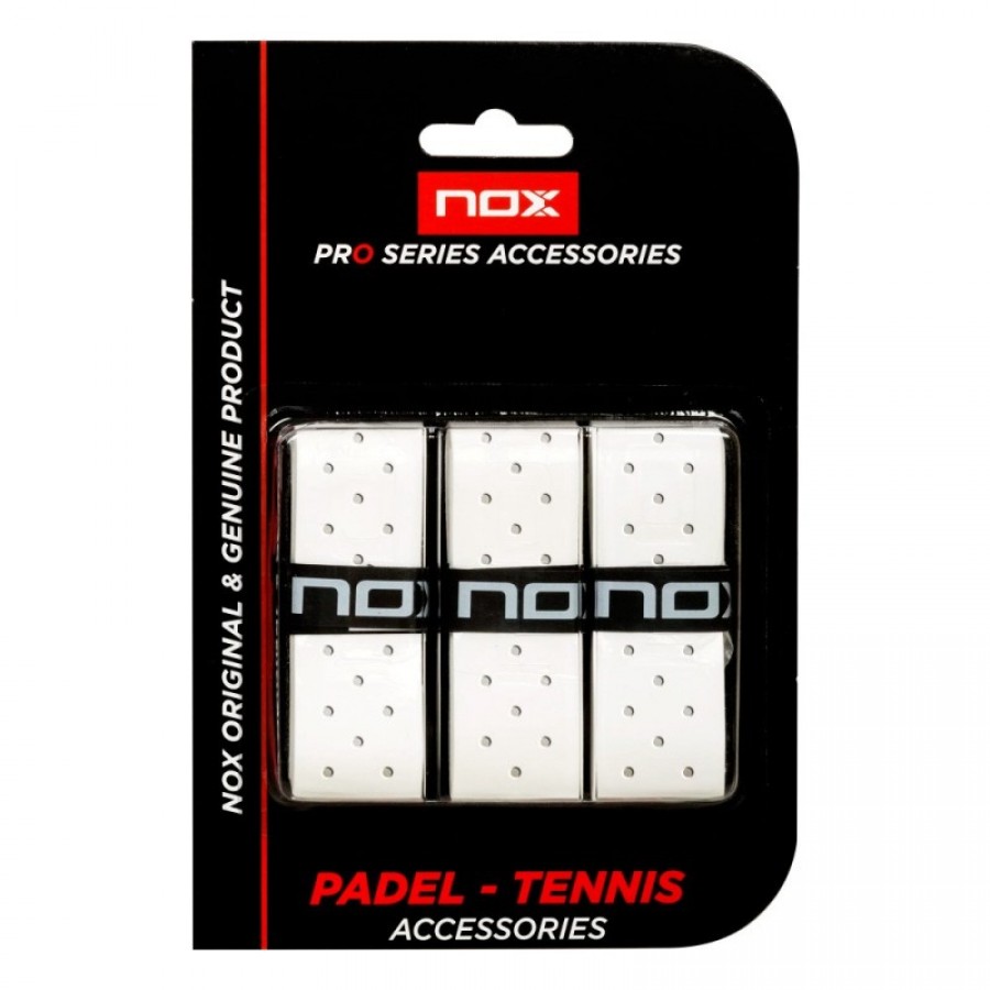 Blister Nox Pro Perforated White 3 Overgrips