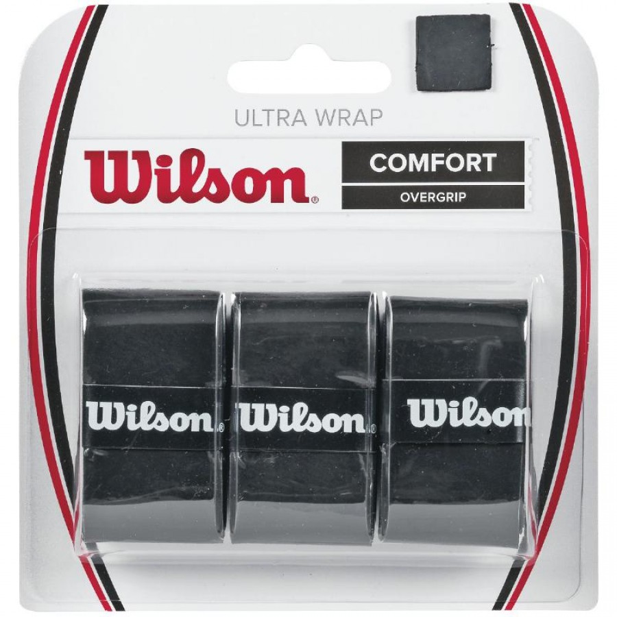 Blister Wilson 3 Sobregrips Ultra Wrap Negro