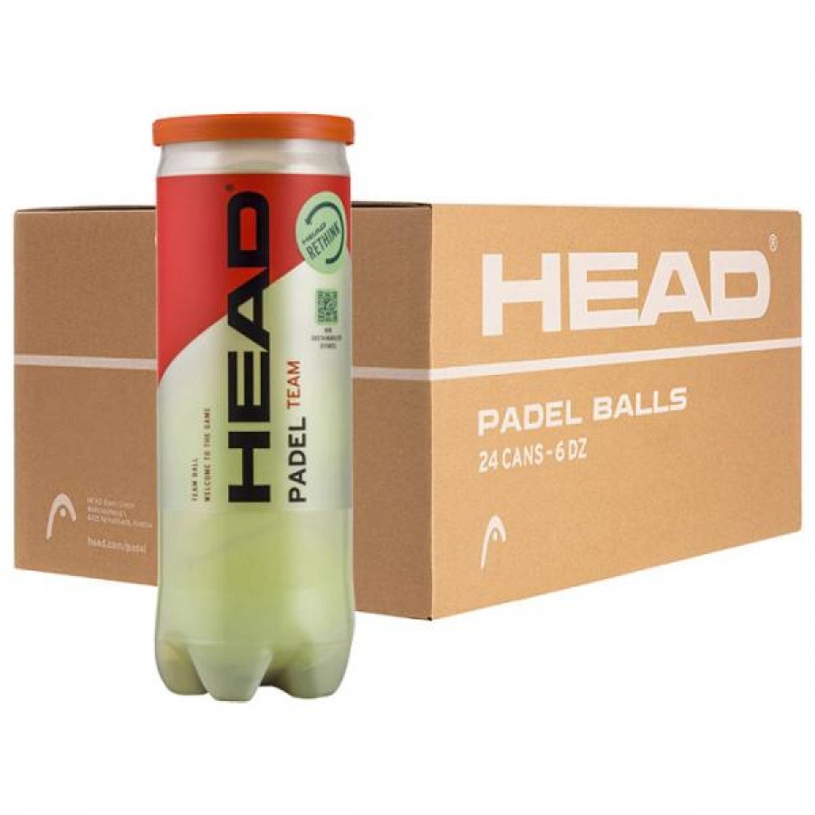 Cajon 72 Pelotas - 24 Botes de 3 uds - Head Team