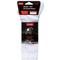 Nox Pro Chaussettes Blanches Rouges 1 Paire - Barata Oferta Outlet