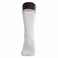 Chaussettes hautes couronnes noires blanches 3 paires