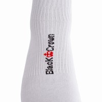 Black Crown Premium High White Socks 1 Pair