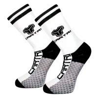 Calcetines Cartri Adler High Blanco Negro 1 Par