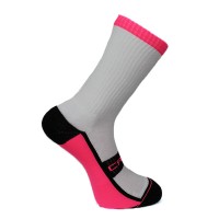 Cartri Slash High White Fuchsia Socks 1 Pair