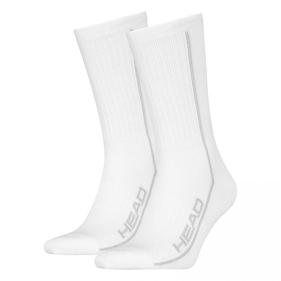 Calcetines Head Performance Crew Blanco 2 Pares