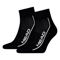 Calcetines Head Performance Quarter Negro 2 Pares