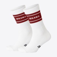 Calcetines Osaka Colourway Granate Blanco 2 Unidades