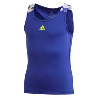 Camiseta Adidas Keyhole Azul Royal Junior