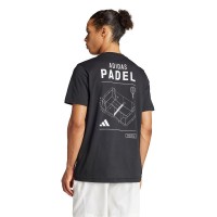 Camiseta Adidas Padel Category Graphic Negro