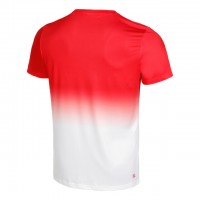 Bidi Badu Crew Gradiant T-Shirt Rouge Blanc