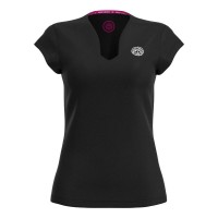 Camiseta Bidi Badu Crew V-Neck Negro Mujer