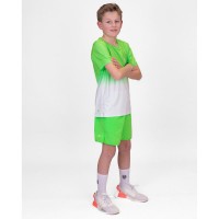 Camiseta Bidi Badu Crew Gradiant Verde Neon Blanco Junior