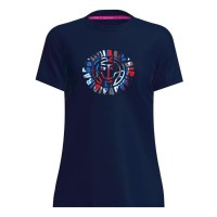 Camiseta Bidi Badu New York Chill Azul Oscuro Rojo Mujer