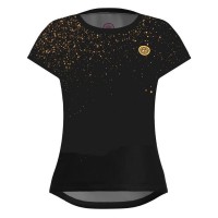 T-shirt Bidi Badu Paris Capsleeve noir or pour femme