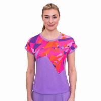 Bidi Badu Spike Capsleeve Purple Pink Women''s T-Shirt