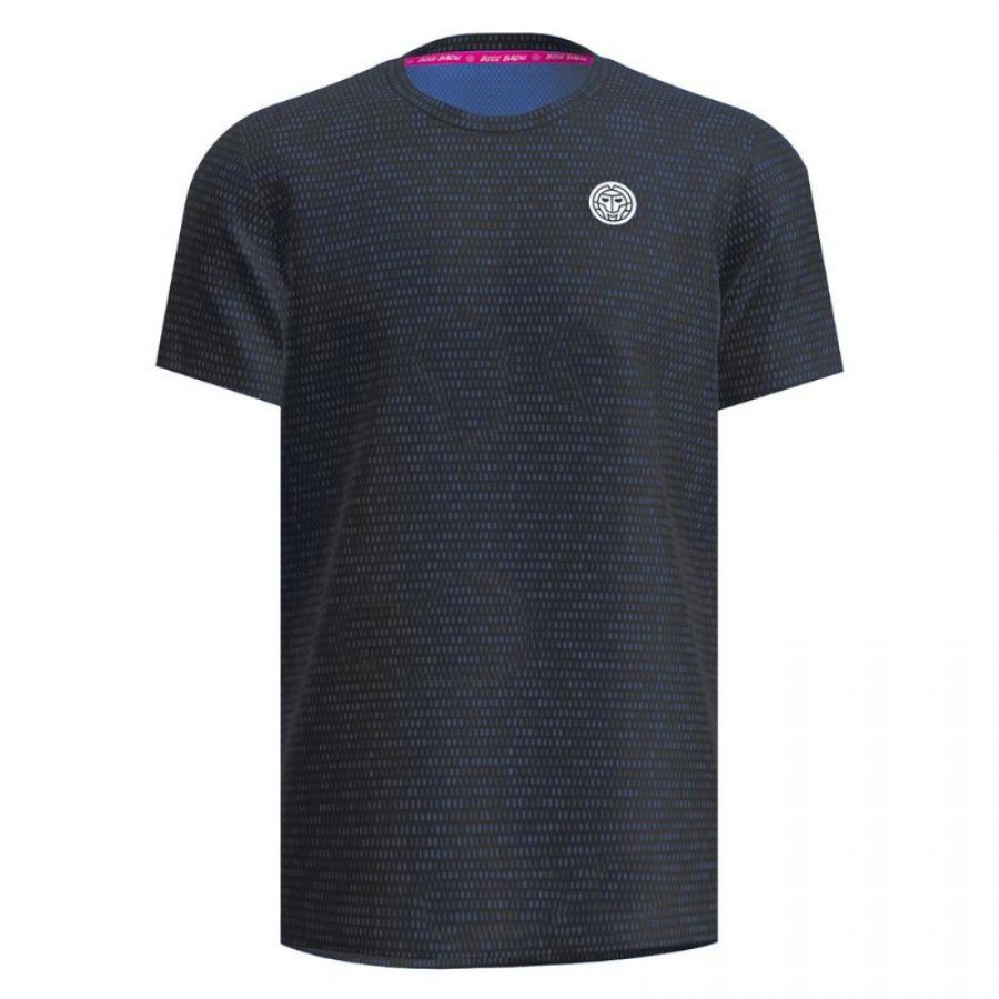 Camiseta Bidi Badu Spike Crew Two Colored Gris Oscuro Azul