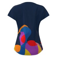 Bidi Badu Twiggy Capsleeve Dark Blue Mix T-Shirt Femme