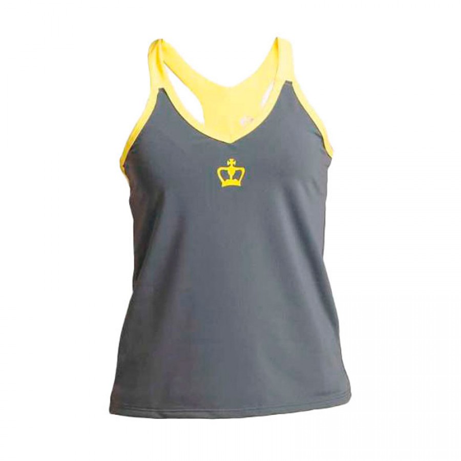 Camiseta Black Crown Helsinki Gris Amarillo