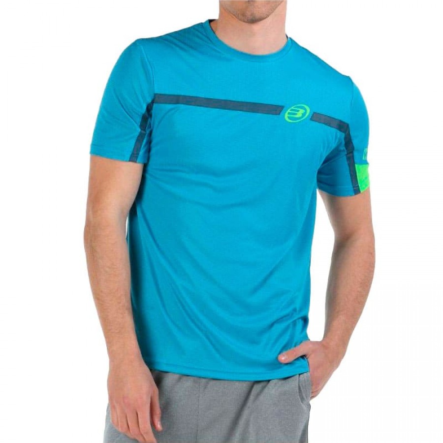 Camiseta Bullpadel Camila Cyan