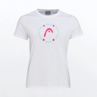 Head Button T-shirt White Women