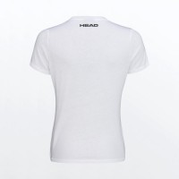 Head Button T-shirt White Women