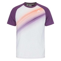 Camiseta Head Performance Lila Print