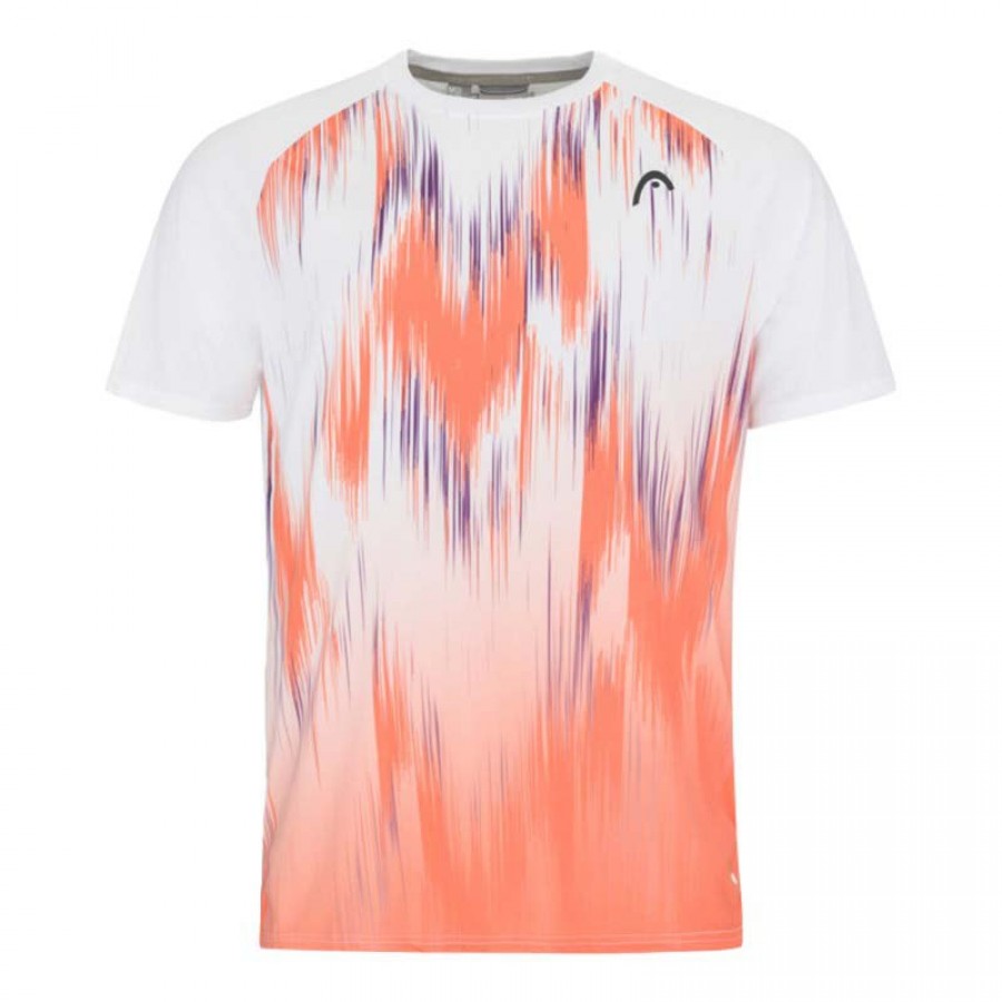 Camiseta Head Topspin Blanco Flamingo Print