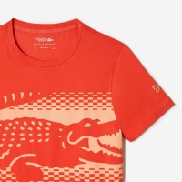 Camiseta Lacoste Novak Djokovic Naranja