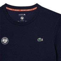 Camiseta Lacoste Roland Garros Azul Marino