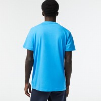 Camiseta Lacoste Sport Algodon Ecologico Azul