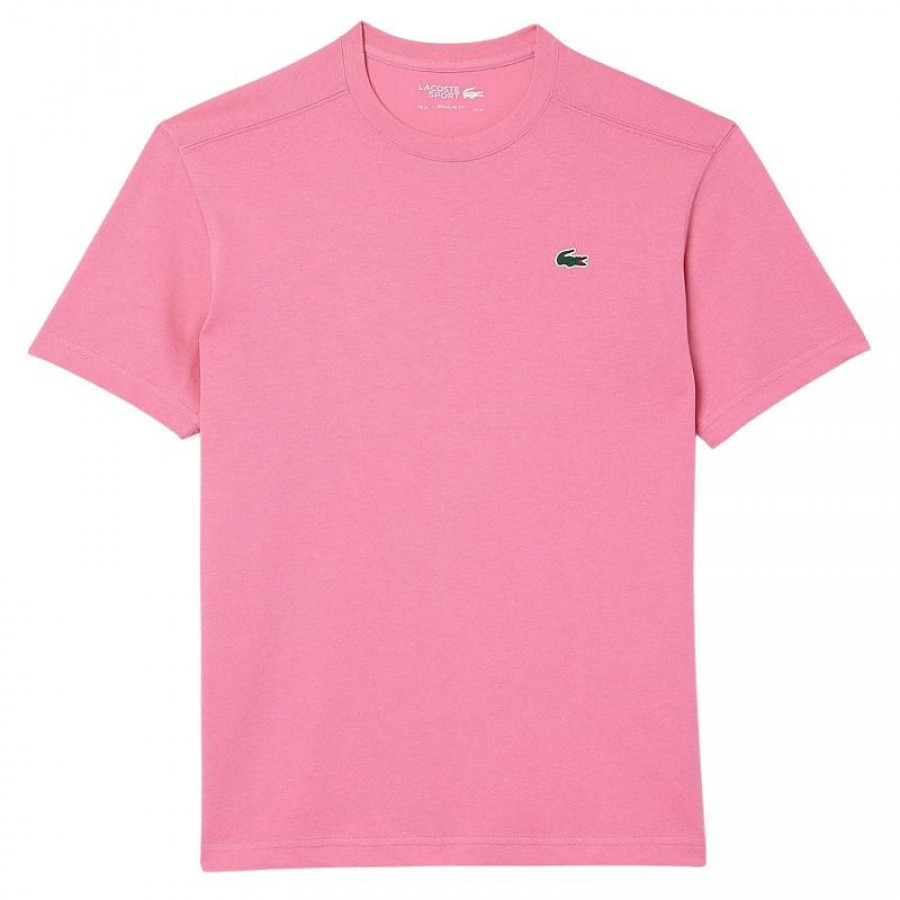 Camiseta Lacoste Sport Regular Fit Rosa