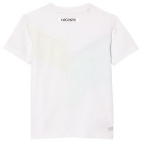 Camiseta Lacoste Sport Regular Fit Sin Costuras Blanco Verde