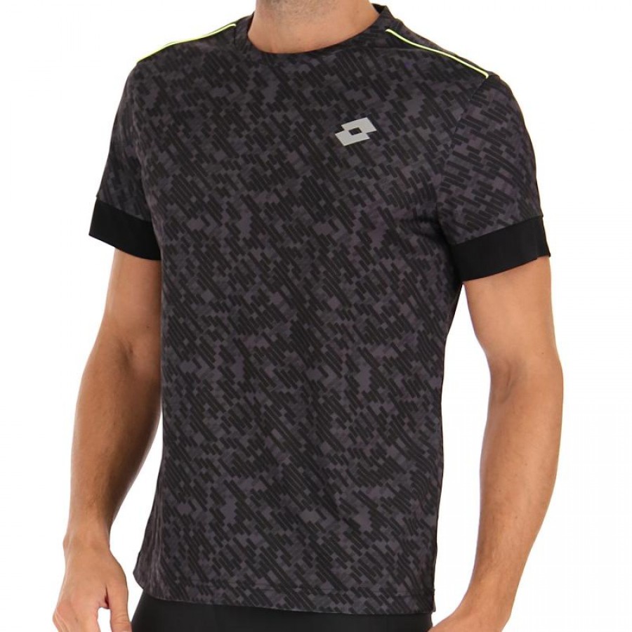 Camiseta Lotto Run Print Gris