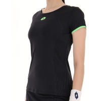 T-shirt Lotto Superrapida V Black Green Apple Women