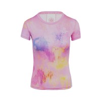 T-shirt a manches Bidi Badu Padel Eve Rose Blanc