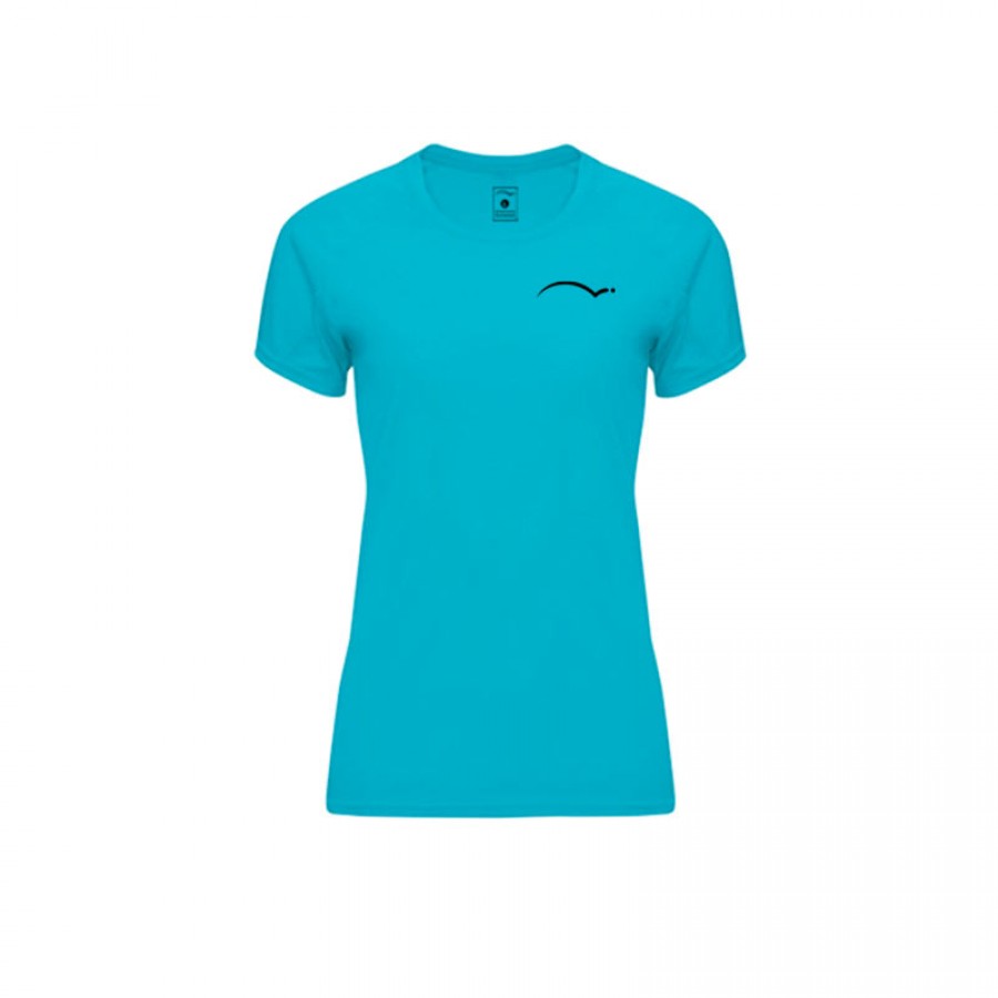 Camiseta PadelPoint Tournament Turquesa Mujer