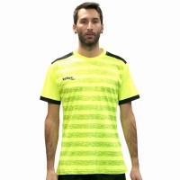 Camiseta Softee Leader Amarillo Fluor Negro