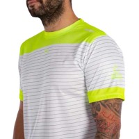 Camiseta Vibora Black Mamba X Aniversario Blanco Amarillo Fluor