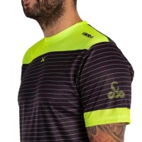 Camiseta Vibora Black Mamba X Aniversario Negro Amarillo Fluor