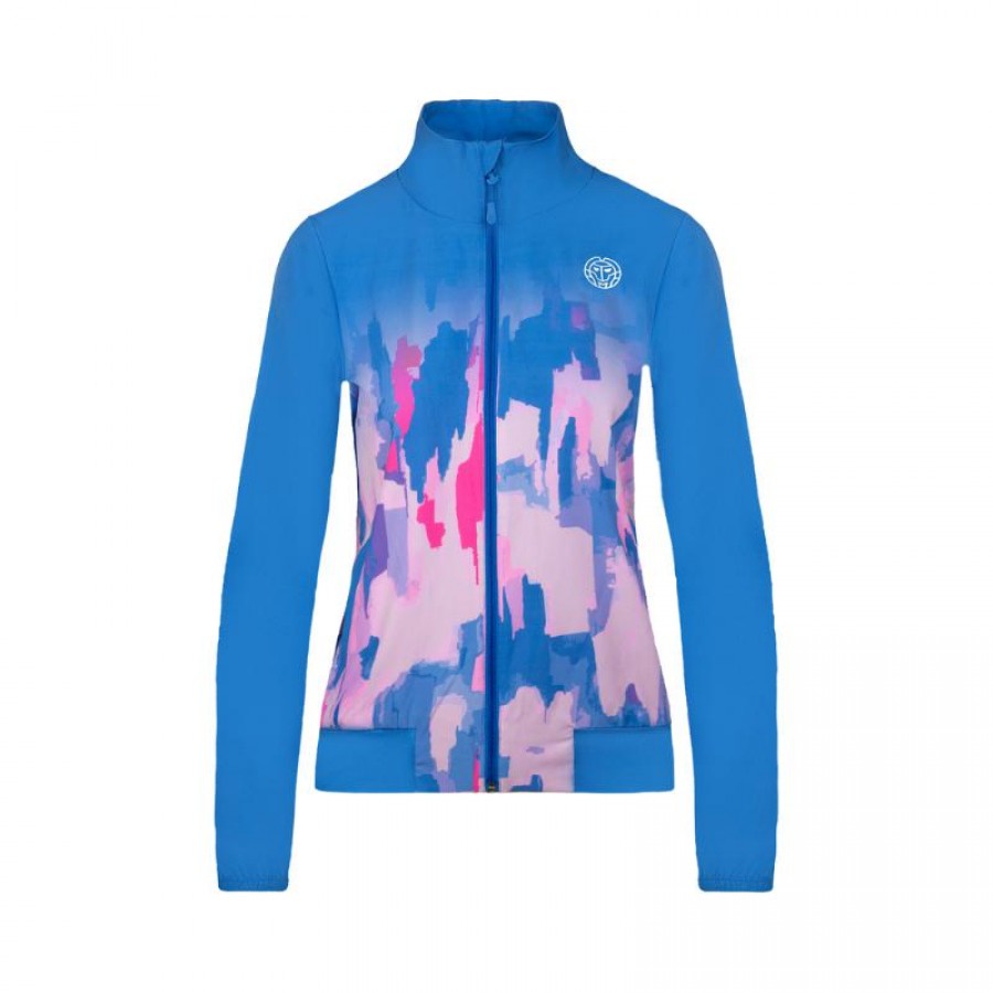 Bidi Badu Gene Tech Blue Pink Jacket Femmes