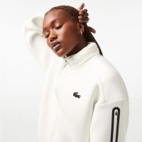 Lacoste Sport Loose Fit Jacket White Women