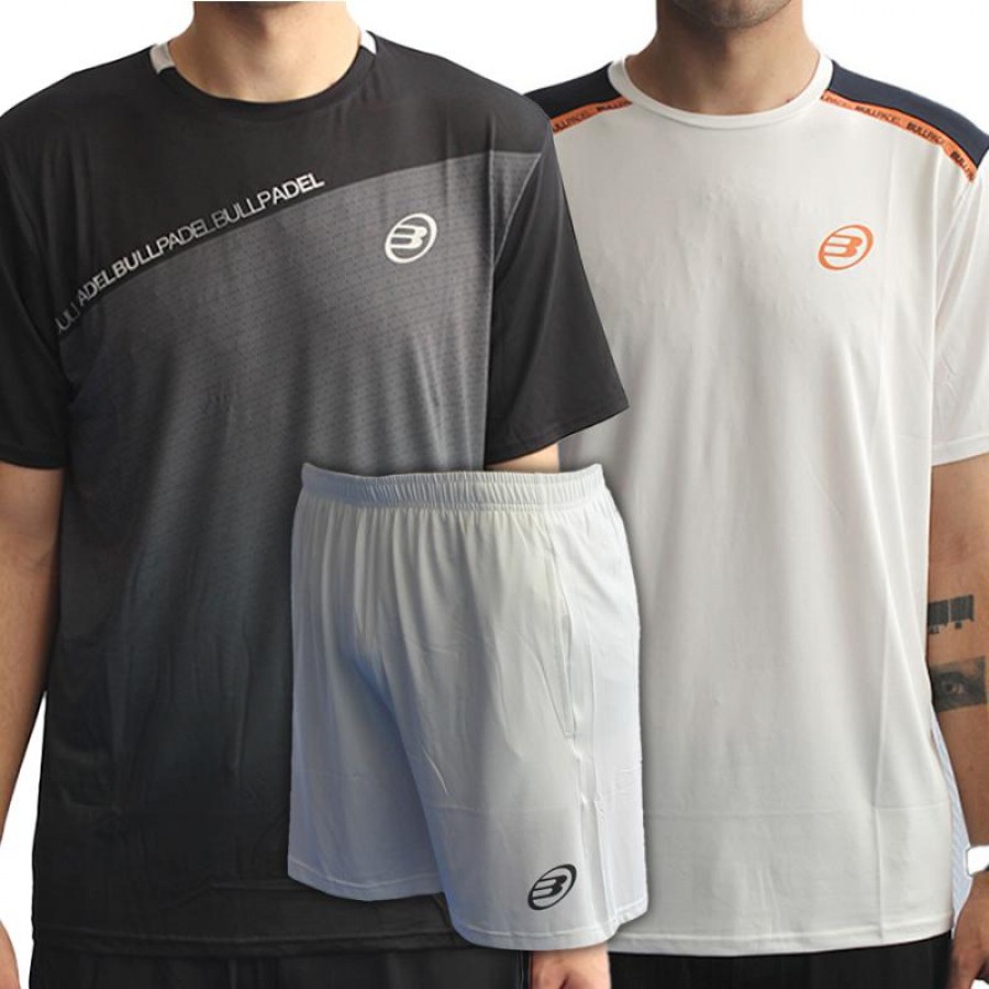 Conjunto Bullpadel Summit Adventure Blanco X3