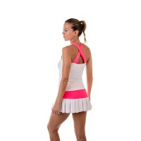 Falda BB Nerea Blanco Rosa Fluor