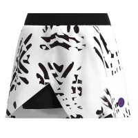 Falda Bidi Badu Melbourne Printed Cut Out Blanco Negro Junior