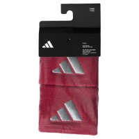 Munequeras Adidas Cortas Rojo Gris 2 Unidades