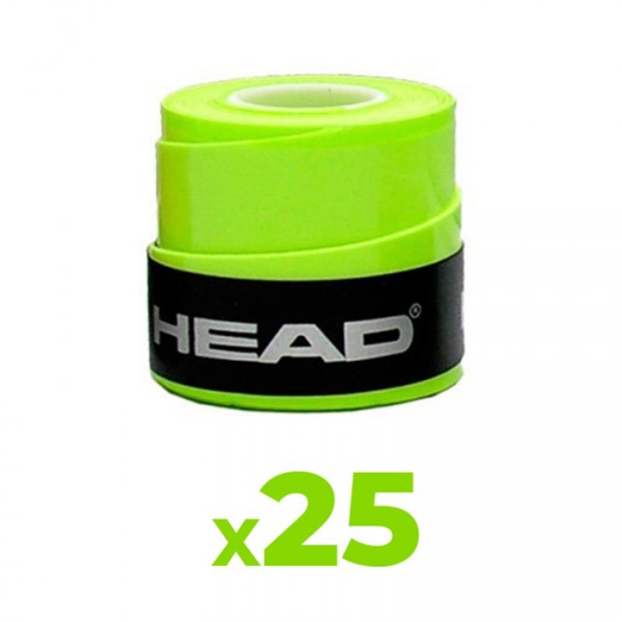 Overgrip Head Xtreme Soft Yellow 25 Unités - Barata Oferta Outlet