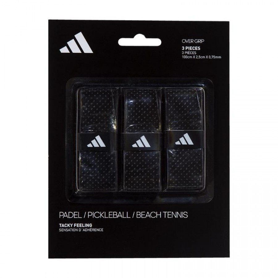 Overgrips Adidas Tacky Feeling Black 3 Units