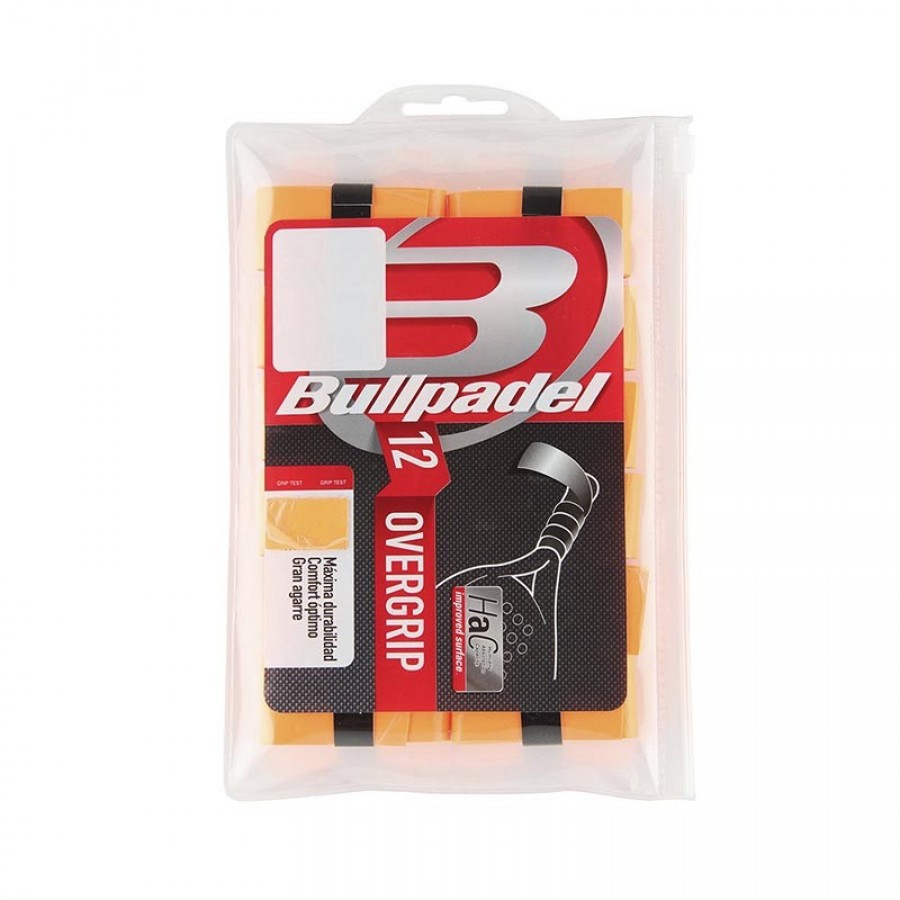 Overgrips Bullpadel Orange Fluor 12 Unites